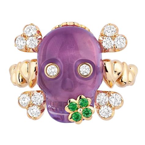 tete de mort dior price|Tête de Mort Skull Ring 18K White Gold, Diamonds and Blue.